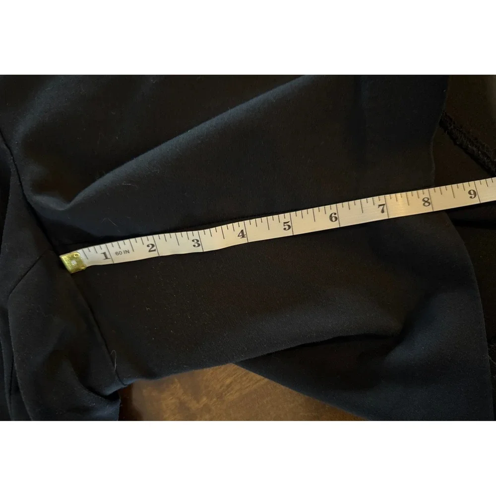 Lane Bryant Black Chino‎ Shorts Womens 14 Mid Rise Stretch Cotton Blend 8.5in